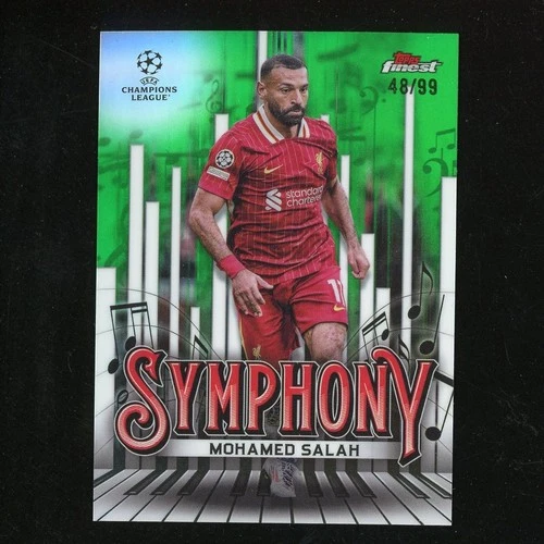 Mohamed Salah 2025 Topps Finest Green /99