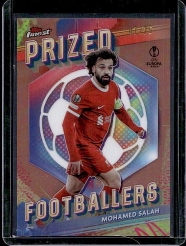 Mohamed Salah 2023 Topps Finest Oro Rosa /75