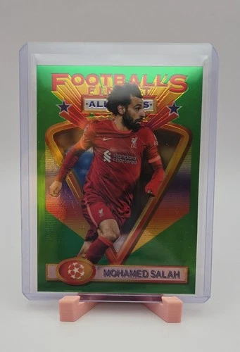Mohamed Salah 2021 Topps Finest Refractor