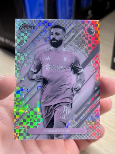 Mohamed Salah 2026 Topps Finest Refractor /30