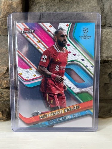 Mohamed Salah 2024 Topps Finest Refractor