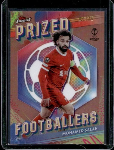 Mohamed Salah 2023 Topps Finest Rose Gold /75