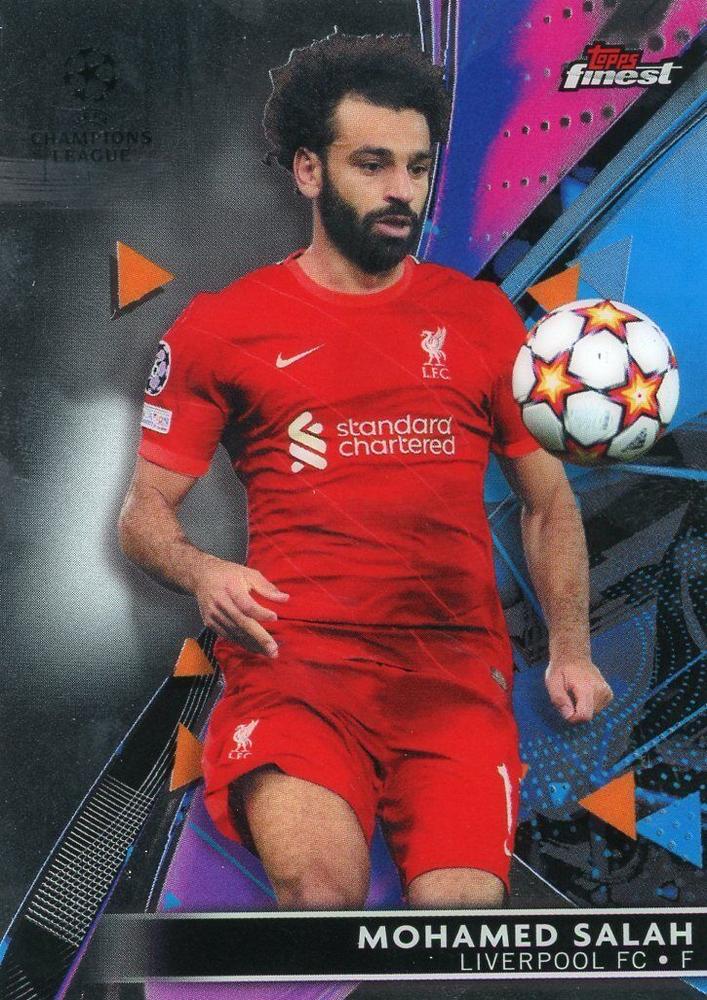Mohamed Salah 2021 Topps Finest UEFA 24