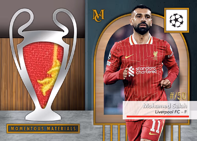 Mohamed Salah 2024 Topps Finest UEFA Club Competitions