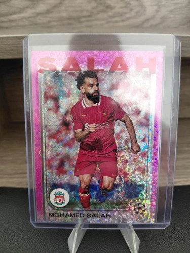 Mohamed Salah 2025 Topps Flagship Pink