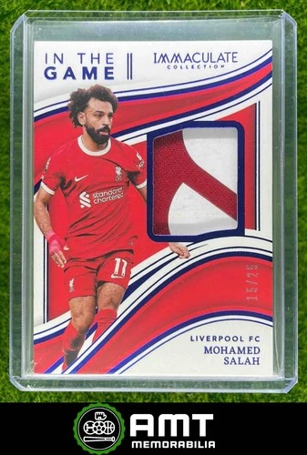 Mohamed Salah 2023 Panini Immaculate Sapphire /25
