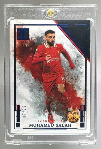 Mohamed Salah 2024 Panini Impeccable Sapphire /25