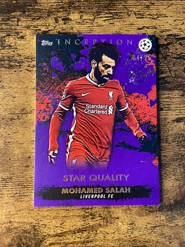 Mohamed Salah 2020 Topps Inception Purple /25