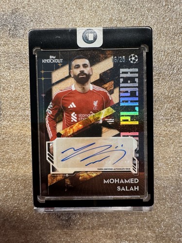 Mohamed Salah 2025 Topps Knockout /25