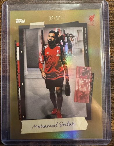 Mohamed Salah 2025 Topps Liverpool Focus 09/50