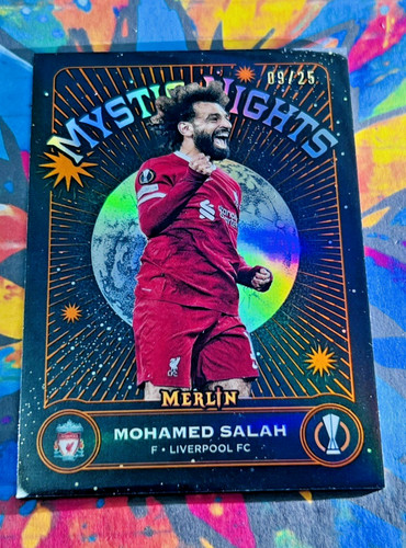 Mohamed Salah 2024 Topps Merlin Chrome /25