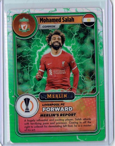 Mohamed Salah 2023 Topps Merlin Chrome