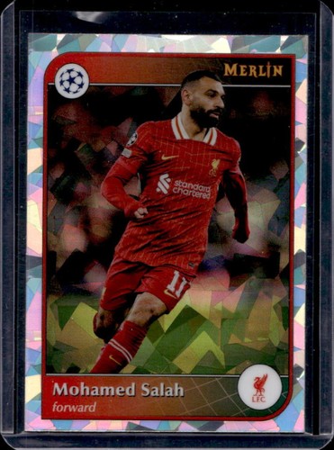 Mohamed Salah 2024 Topps Merlin Chrome Atomic Refractor #11