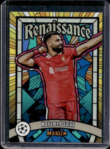 Mohamed Salah 2024 Topps Merlin Chrome R-12
