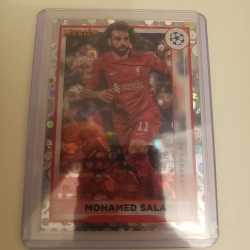 Mohamed Salah 2023 Topps Merlin Chrome Refractor