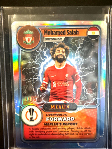 Mohamed Salah 2024 Topps Merlin Chrome Refractor /75