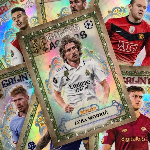 Mohamed Salah 2022 Panini Merlin Chrome Refractor