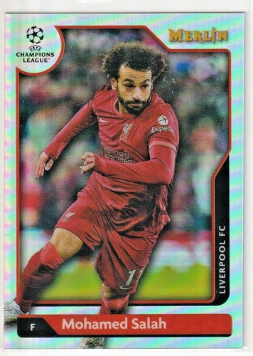 Mohamed Salah 2021 Topps Merlin Chrome Refractor