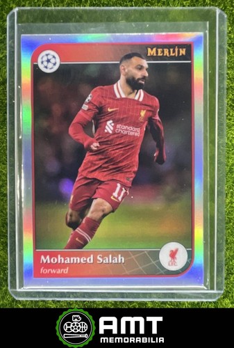 Mohamed Salah 2024 Topps Merlin Chrome Refractor