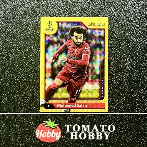 Mohamed Salah 2021 Topps Merlin Chrome Yellow Wave Refractor /225