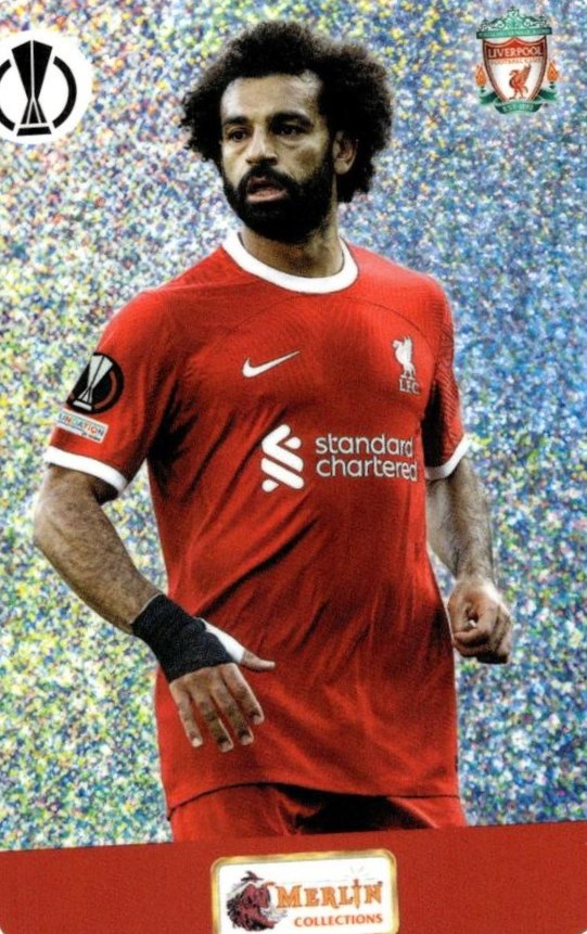 Mohamed Salah 2023 Topps Merlin Heritage UEFA Club Competitions