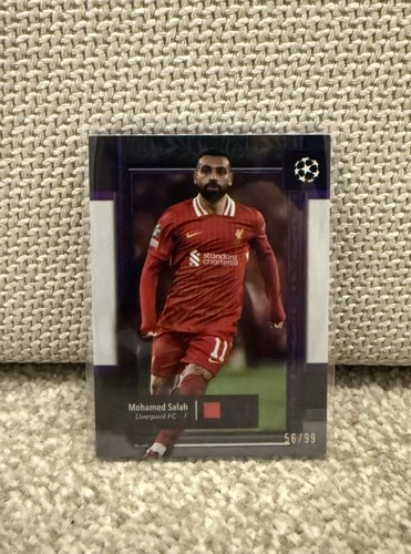 Mohamed Salah 2024 Topps Museum Amethyst /99