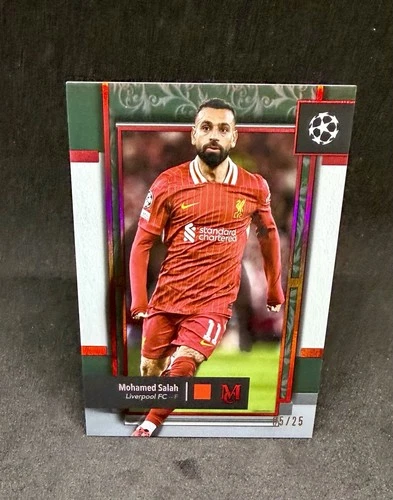 Mohamed Salah 2025 Topps Museum Collection /25