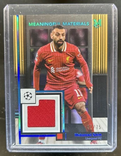 Mohamed Salah 2024 Topps Museum Sapphire /75