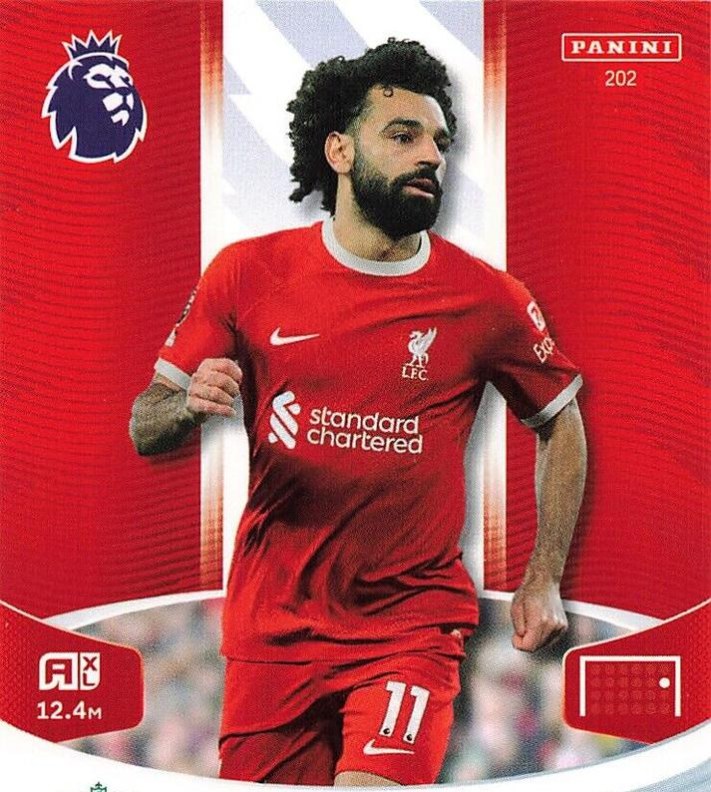 Mohamed Salah 2024 Panini Adrenalyn XL Premier League