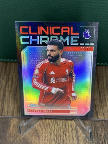 Mohamed Salah 2025 Topps Premier League Chrome /10