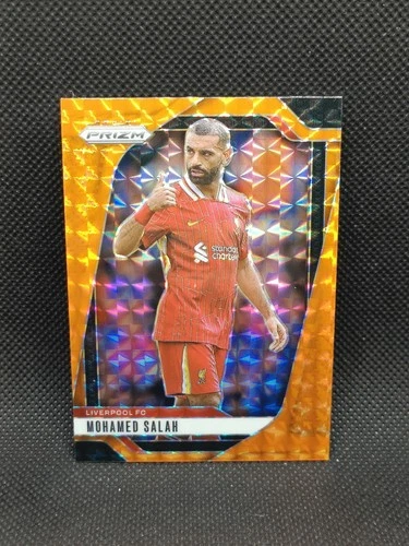 Mohamed Salah 2024 Panini Premier League Prizm Orange Mosaic
