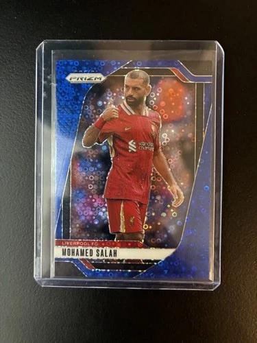 Mohamed Salah 2024 Panini Prizm Blue Pulsar /99