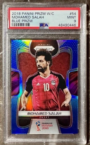 Mohamed Salah 2018 Panini Prizm Blue /199