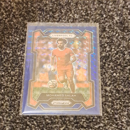 Mohamed Salah 2023 Panini Prizm Blue Mosaic