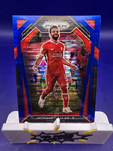 Mohamed Salah 2020 Panini Prizm Blue Pulsar Prizm