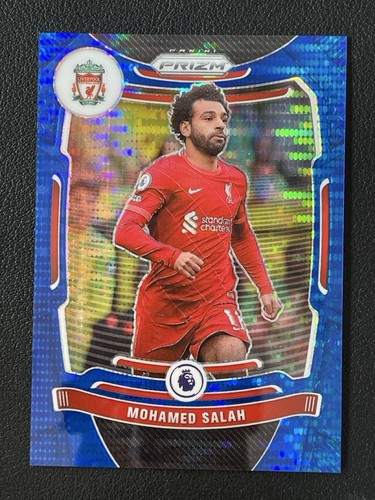 Mohamed Salah 2021 Panini Prizm Blue Pulsar Prizm /199