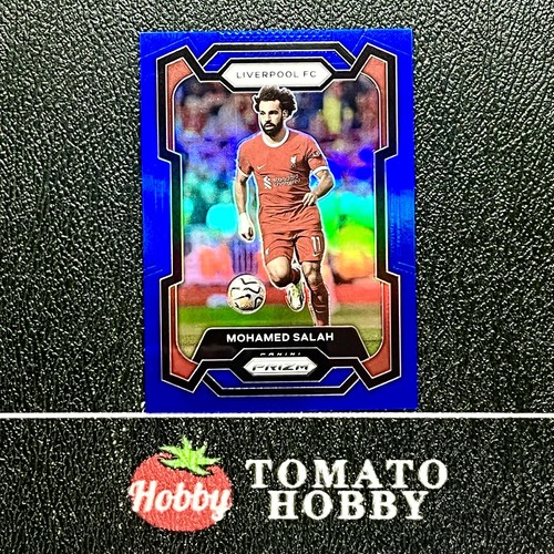 Mohamed Salah 2023 Panini Prizm Blue Refractor /299