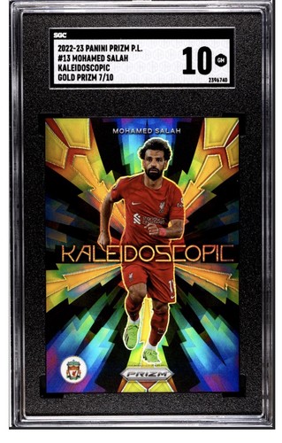Mohamed Salah 2022 Panini Prizm Gold Prizm /10