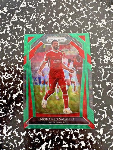 Mohamed Salah 2020 Panini Prizm Green Wave #255