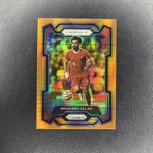Mohamed Salah 2023 Panini Prizm Orange Hyper