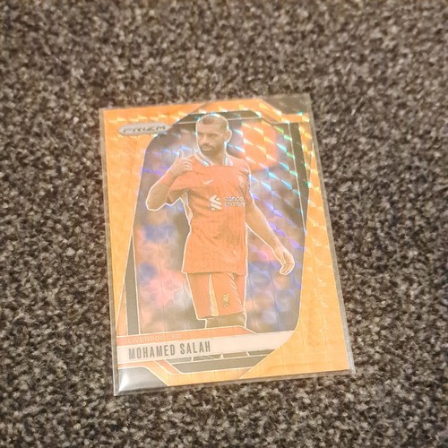 Mohamed Salah 2024 Panini Prizm Orange Mosaic Prizm