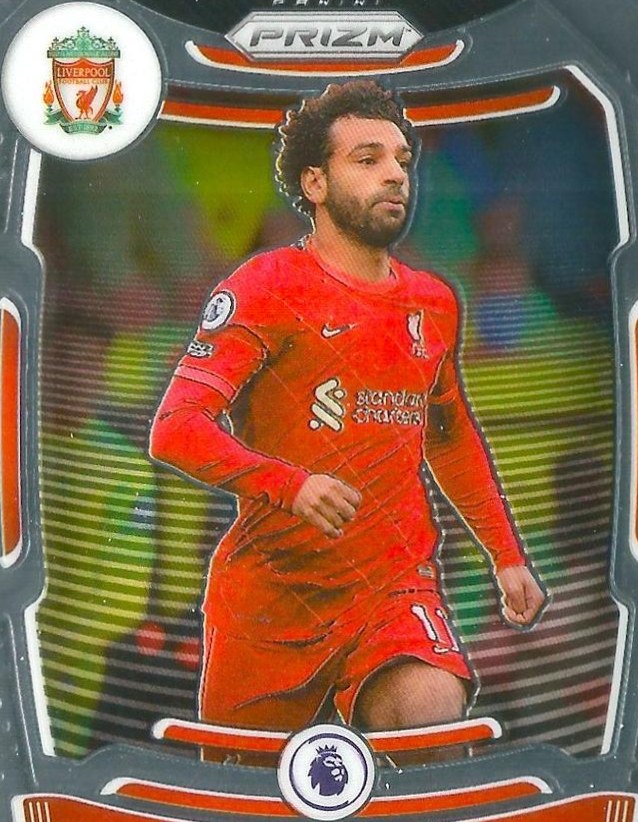 Mohamed Salah 2021 Panini Prizm Premier League 15