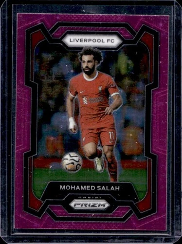 Mohamed Salah 2023 Panini Prizm Premier League Pink Stars
