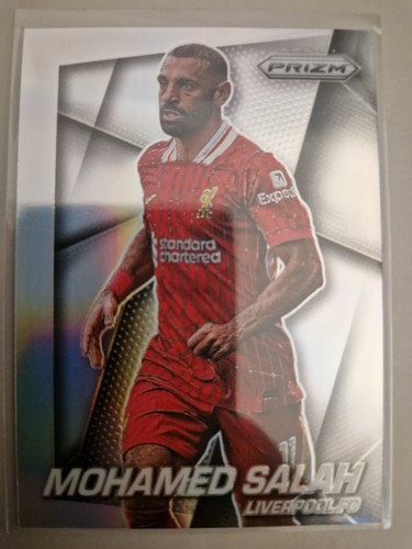 Mohamed Salah 2024 Panini Prizm Premier League Silver Prizm