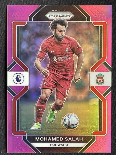 Mohamed Salah 2022 Panini Prizm Purple Prizm /199