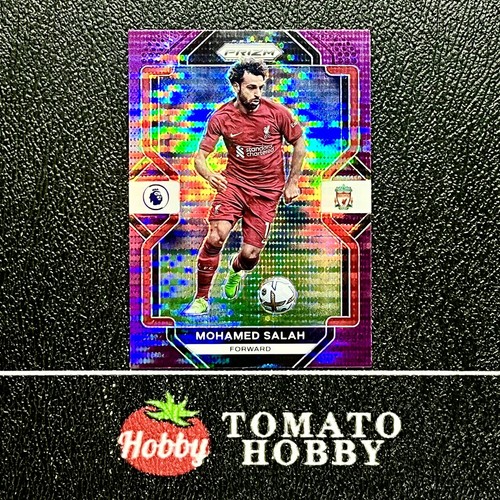 Mohamed Salah 2022 Panini Prizm Purple Pulsar