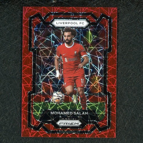 Mohamed Salah 2023 Panini Prizm Red Lazer Prizm /49