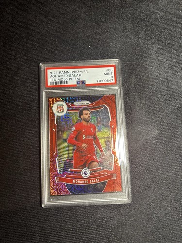Mohamed Salah 2021 Panini Prizm Red Mojo Prizm
