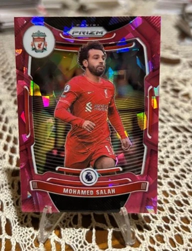 Mohamed Salah 2022 Panini Prizm Rosa Mosaico