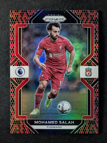 Mohamed Salah 2022 Panini Prizm Snakeskin Prizm